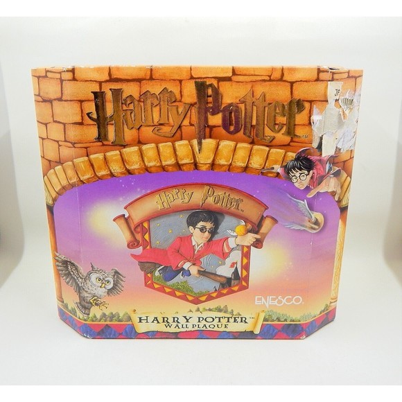 Harry Potter Enesco Wall Plaque 2000 Quidditch Flying Snitch Warner Bros - Picture 9 of 11